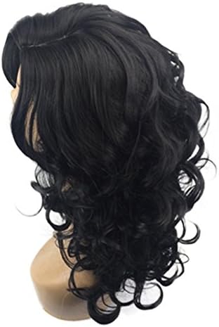 Yuxikong Short Curly Hair Wigs for Women African American Body Wave Black Full Hair Wigs Natural Looking Heat Resistant