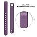 Greeninsync Compatible with Fit Bit Alta Band with Metal Clasp,Replacement for Fit Bit Alta Bands Large Alta Bracelet Strap for Fit Bit Alta/Fit Bit Alta HR/Fit Bit Ace(Plum)