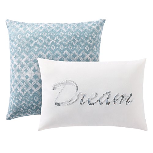 Boho Living 5Piece Reversible Comforter Set, Queen, Piccadilly Blue