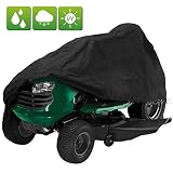 FLYMEI Lawn Mower Cover, 54 Inch Riding Lawnmower Cover for John Deere, Waterproof UV Resistant Cover for Ride-On Garden Tractor
