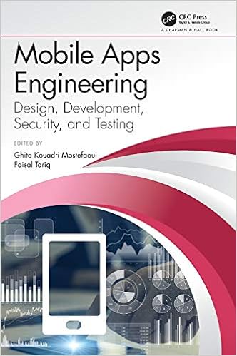Mobile Apps Engineering Design Development Security And Testing Mostefaoui Ghita K Tariq Faisal Amazon Com Books