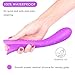 Waterproof Vibrator Dildo for Women with 9 Strong Vibration Modes for Effortless Insertion, PALOQUETH Mermaid G Spot Vibrator Clitoral Vibrator for Exciting Stimulation- Ideal Sex Toy for Beginners