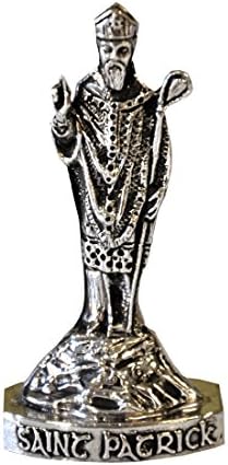 Carrolls Irish Gifts Mullingar Pewter Small Saint Patrick Statue