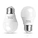 Kakanuo A15 LED Bulb 40Watts Incandescent Bulb Equivalent, G45 Medium Base E26 LED Light Bulbs, Daylight White 5000K 400Lumens Non Dimmable Appliance Light Bulb for Home Lighting Decorative(6 Pack)
