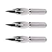 MyLifeUNIT Tachikawa Comic Kabura Pen, Manga Saji Pen Nib, Pack of 3