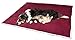 KritterWorld Pet Microplush Sherpa Snuggle Blanket, 50-Inch-by-60-Inch, Wine