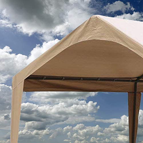 Abba Patio 10x20 Ft Heavy Duty Carport Car Canopy Portable Garage Boat Shelter With Fabric Pole