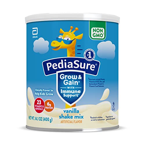 PediaSure Grow & Gain with Immune Support Shake Mix Powder, Kids Shake