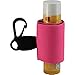 Kage 1 Clip-On Neoprene Pink Sleeve Lip Balm Holster Lipstick Holder Key Chain