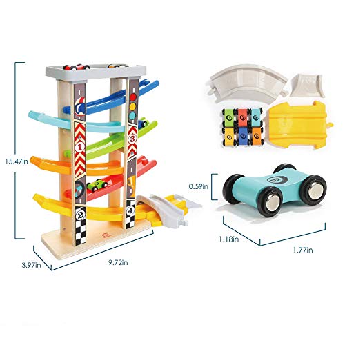 5 TOP+BRIGHT+Toddler+Track+Wooden