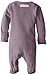 L'ovedbaby Baby Girls Organic Snap One-Piece Footies, Lavender, 9-12 Months US