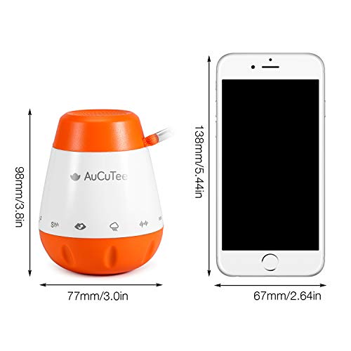 Baby Sleep Sound Machine, Portable White Noise Machine, Sound Therapy Machine - Auto-Off Timer Function and USB Output Charger