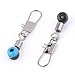 TOOGOO(R) Blue Fishing Line to Hook Swivels Shank Clip Connector