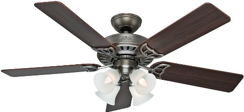 Hunter 20184 52 Inch Antique Pewter Studio Series Ceiling Fan