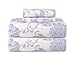 Celeste Home Ultra Soft Flannel Sheet Set with Pillowcase, Queen, Corsage