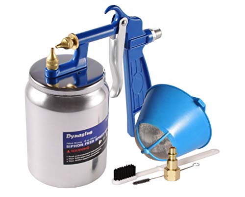 High Pressure Air Suction Siphon Feed Spray Gun for Spraying Oil-Based or Latex Paints, with Filtering and Cleaning Kits
