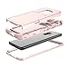 Galaxy S9 Case, Hidden Door Slim Wallet Case, Fits 2 Cards and Cash, Reinforced Drop Bumper Protection, Open Mirror, Front Frame Screen Protection For Samsung Galaxy S9 (2018) - Rose Gold