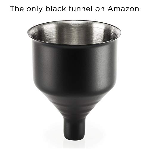 8oz Hip Flask Gift Set with Funnel, Pouch, Gift box. 3 Colors: Gold, Copper, Black. 2 Variations: Engraved WELL-DESERVED or Plain. Proven Gift for Men, Women - Image 7