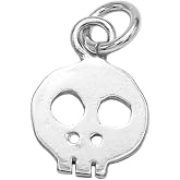 925 Sterling Silver Skull Charm Pendant | Charm Only