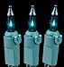 Novelty Lights 100 Light Teal Christmas Mini String Light Set, Green Wire, Indoor/Outdoor UL Listed, 50' Long