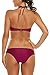 Vsecrety Boho Vintage Beach Lace Splice Strappy Halter Bikini Swimsuit