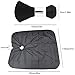 SourceTon Professional Hair Salon Nylon Cape with Metal Adjustable Closure & Neck Duster, Light Weight Extra Long Cape (60 inch X 47 inch) and Neck Duster Brush, Perfect for Barbershop and Salon