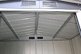 Duramax ECO 8 x 8 Metal Garden Storage Shed Anthracite view 11