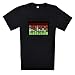 LED Sound Activated E-Q Raver T-Shirt (Large)