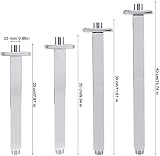 Wifehelper Square Shower Arm 40cm Stainless Steel Wall Mounted Extension Pipe view 8