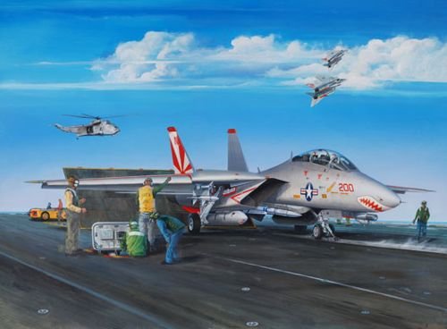 Trumpeter 1/32 F14A Tomcat Fighter Model Kit