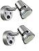 Gold Stars RV Reading Light MR16 Base LED Bulb 12-Volt 190-Lumens (2 Pack, Stainless Steel Finish)