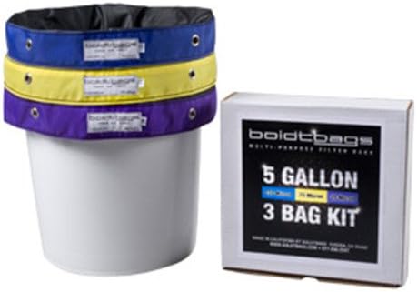 BOLDTBAGS PLANT ESSENCE EXTRACTOR FULL MELT 3 BAGS 220/73/25 5 GALLON