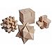 Real Wood Games Mind Games Set of 4