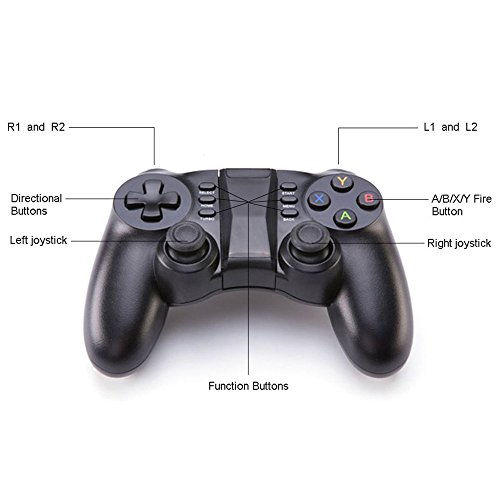image for KINGAR Bluetooth Game Controller, PC Gamepad Joystick With Vibration F