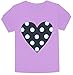 Girls Pajamas Children Heart Clothes Cotton 2 Pieces Short Set
