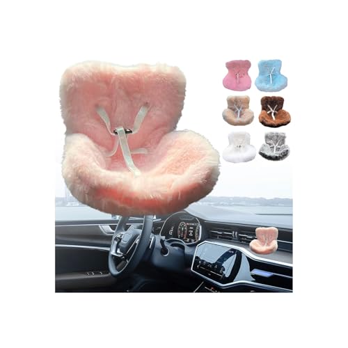 Car Seat for Dolls, Cute Safety Have a Seat with Soft Furry Cushion Pink Sofa Car Air Vents Clip Desktop Decor Chair to Display Doll Toy Ornaments Decorations Accessories