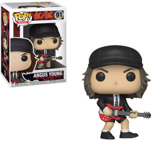 Funko Pop! Rocks: AC/DC - Agnus Young (Styles May Vary) Toy, Multicolor