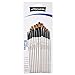 Artist Paint Brushes Set - 12 Piece - Filbert Golden Nylon Bristles - Professional Brush for Watercolor Acrylic, Gouache, Oil and Facepaint