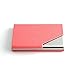 Partstock(TM) Business Name Card Holder Luxury PU Leather & Stainless Steel Multi Card Case,Business Name Card Holder Wallet Credit card ID Case/Holder For Men & Women,with Magnetic Shut.(Pink)