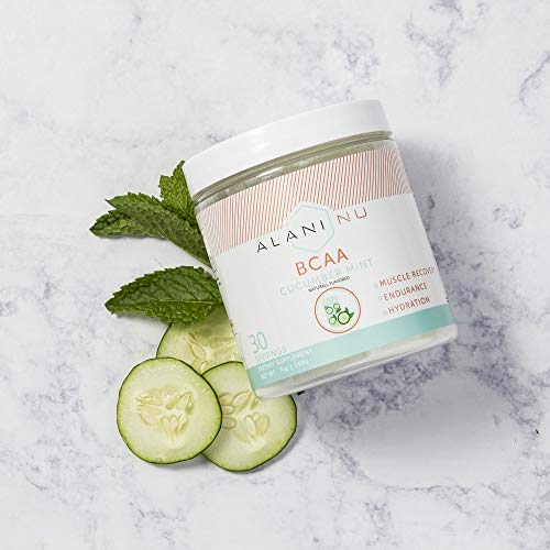 Alani Nu BCAA Branched Chain Essential Amino Acids Powder, Cucumber Mint, 30 Servings