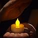 ELECAND Premium Flameless Tea Lights-Long Lasting Battery Operated LED Tealights for Wedding Ceremonies or Parties-Realistic Flickering Effect Led Tealight Candles are The Perfect Gift Idea(12 Pack)