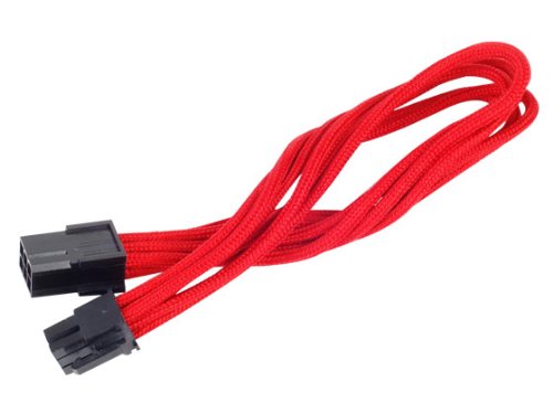 Silverstone Tek Sleeved Extension Power Supply Cable with 1 x 6-Pin to PCI-E 6-Pin Connector (PP07-IDE6R)