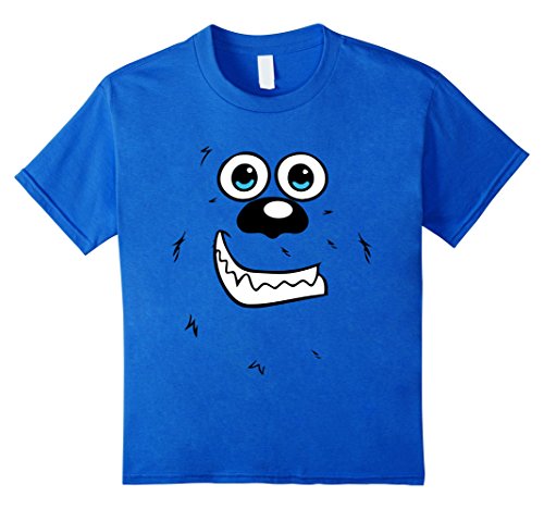 Monster Face Halloween Costume Shirt, Funny Bear Kids Gift