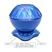 SCOPOW Night Light Lamp Aurora Projector and Speaker Colorful Decorator Cycling Mood Light Atmosphere Projector for Baby Children Teen Child Christmas Nursery Bedroom (Blue)