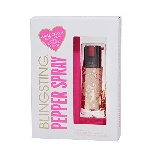 Pepper Spray Keychain for Women - Fashionable & Powerful, Our 10% OC, No Gel Sprays Long Range and is Specifically Designed for Women, Safe, Accessible, Easy to Use, No Accidents, Refillable