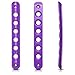 Opall Front Door & Back Door Aluminum Grab Handle Cover For 2007-2018 Jeep Wrangler JK & Unlimited 4 Door 5pcs/set (Purple)