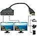 Geekercity HDMI Male to Dual HDMI Female 1 to 2 Way Splitter Adapter Cable for HDTV (Doesn't Work with Laptop or Computer)