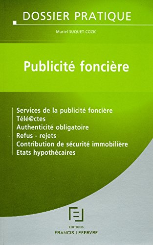 Publicité foncière