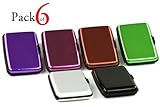 Indestructible Aluminum Wallet/Credit Card Case (Assorted 6 Pack)