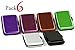 Indestructible Aluminum Wallet/Credit Card Case (Assorted 6 Pack)